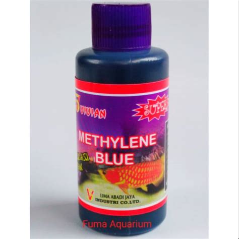 Jual Methylene Blue Metaline Blue Methline Blue 100ml Obat Biru Obat