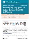 COVID 19 Rapid Lateral Flow Test Kit Instructions Getein Biotech GOV UK