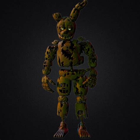 Fnaf Springtrap Full Body Wearable Armor With Head D Model Stl Fnaf