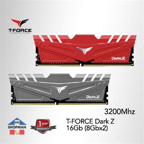 Teamgroup TForce DARK Z 8Gb 16Gb 3200Mhz DDR4 RAM Lazada PH