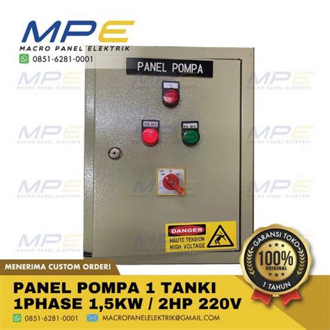 Jual Panel Pompa Otomatis Tanki Phase Kw Hp V Jakarta