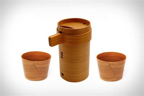 Wappa Cedar Sake Bottle | Uncrate