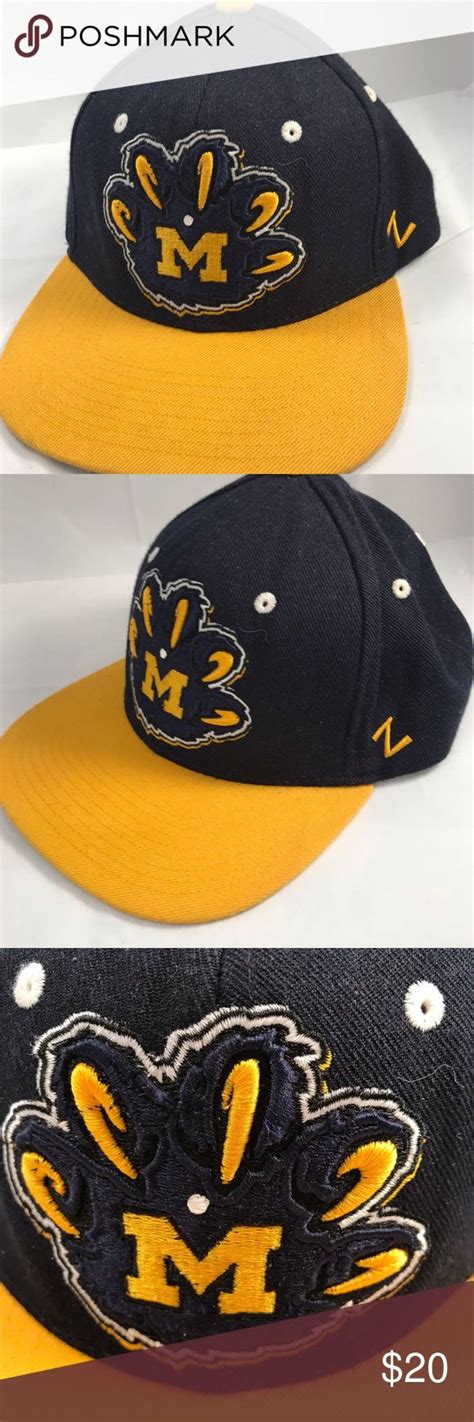 Vintage Michigan Wolverines Zephyr Snapback Hat | Michigan wolverines ...