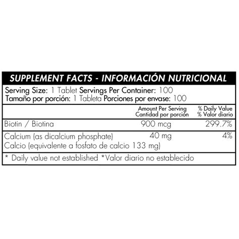 Biotin 900 Mcg 120 Caps De Healthy America Al Mejor Precio