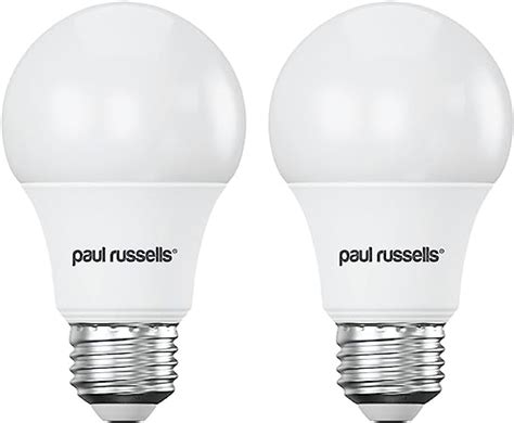 Paul Russells Led Gls Edison Screw Es 50w Bulb Equivalent 8w 600lm Led Bulbs 6500k Daylight