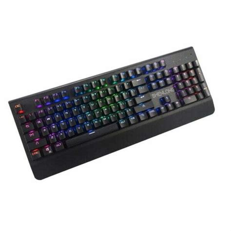 Teclado Gamer Mec Nico Shenlong Rgb Raiwnbow Switch Blue Esp