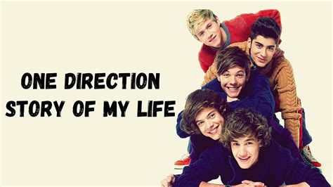 One Direction Story Of My Life Lyrics Youtube