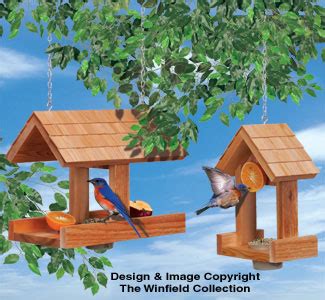 Songbird Feeders Wood Project Plan Bird Feeder Woodworking Plans The