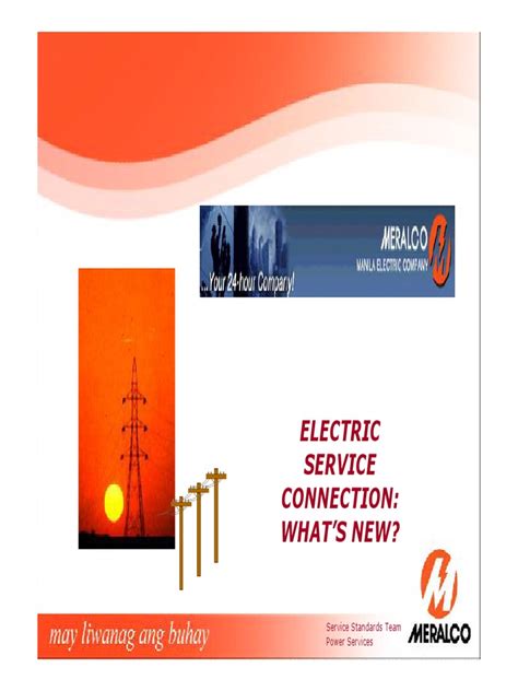 Meralco What Is New Pdf Electric Power Distribution Mains Electricity