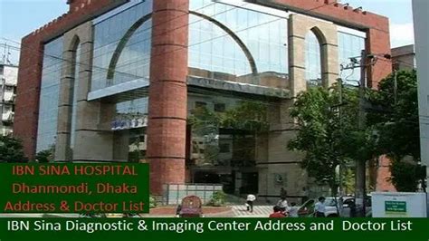 IBN SINA Diagnostic & Imaging Center Address and DOCTOR list