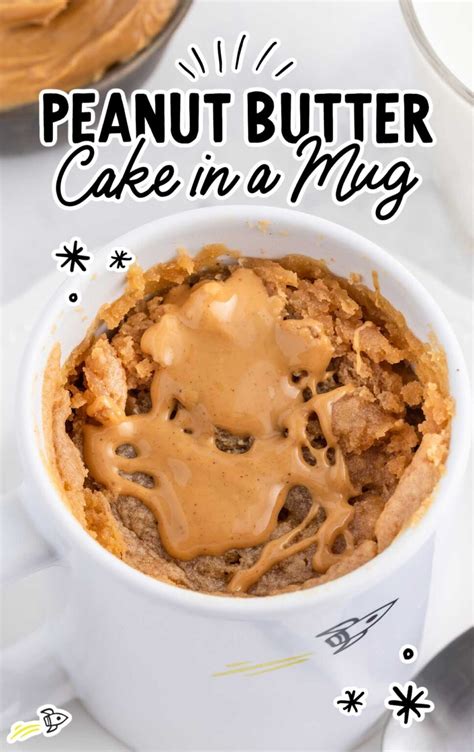 Peanut Butter Cake In A Mug Spaceships And Laser Beams