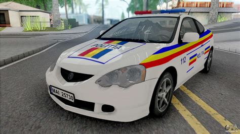 Acura Rsx Type S Politia Romana Pour Gta San Andreas