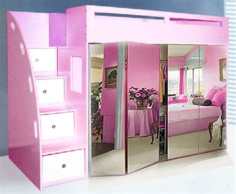 Queen Size Loft Bed With Closet