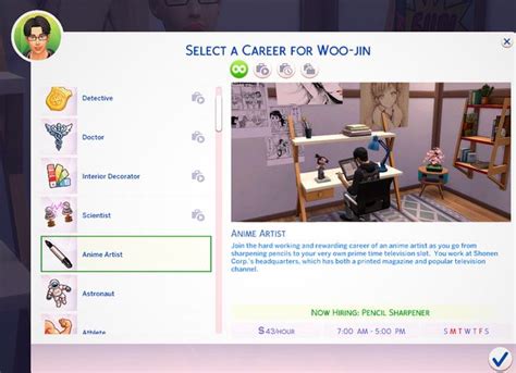 Get More From JujuAwesomeBeans On Patreon Sims 4 Jobs Sims 4 Anime