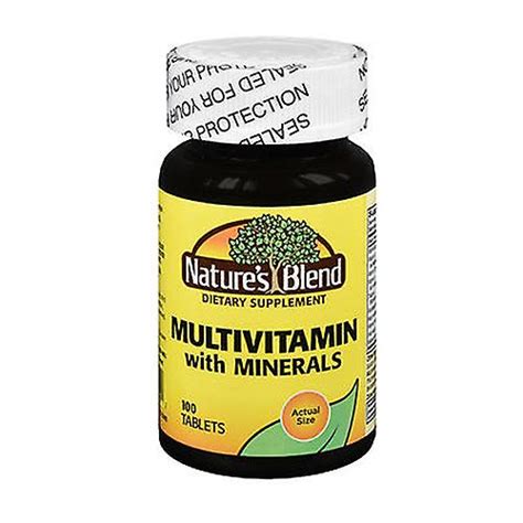 Nature S Blend Multi Vitamin With Minerals 100 Tabs Pack Of 2 Fruugo Dk