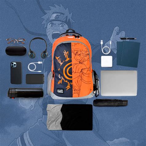 Ripley Mochila Premium Original Naruto Shippuden Naruto Jinchuriki