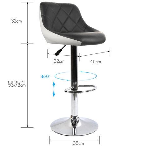 Hofuton X Tabouret De Bar En Similicuir Si Ge Bien Rembourr