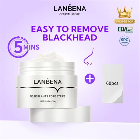 Lanbena Blackhead Whiteheads Remover Mask Facial Peeling Nose Strip