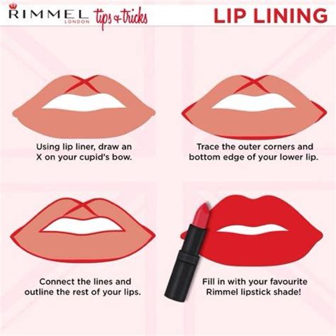 How To Apply Lip Liner And Lipstick How To Line Lips How To Apply