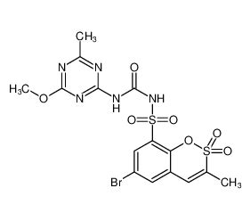 6 Bromo N 4 Metoxi 6 Metil 1 3 5 Triazin 2 Il Carbamoil 3