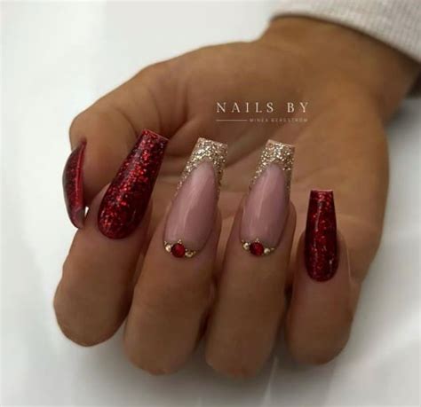 32 Stunning Red Coffin Nails That Are Fiery And Fierce