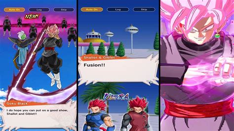 SSG Shallot Giblet Fusion Vs Black Zamasu Fusion Incoming DB