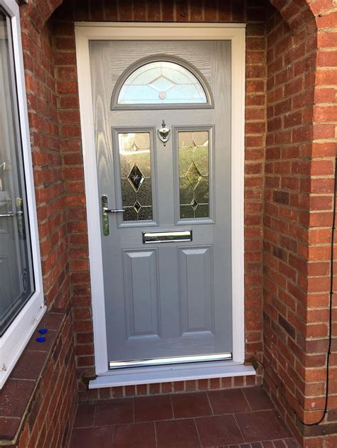 Grey Is The New Black Eclat Arch Composite Front Entrance Door