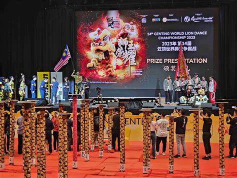 14th Genting World Lion Dance Championship 2023 Arena Of Stars Aug 5