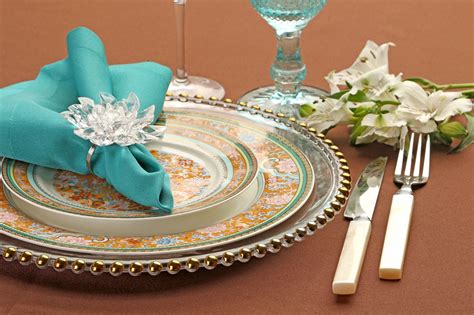 Сервировка в бирюзовых тонах в интерьере (47 фото) - красивые картинки ...