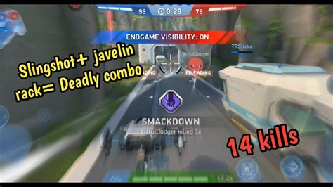 Slingshot Javelin Rack Gameplay Mech Arena Youtubevrish Mecharena