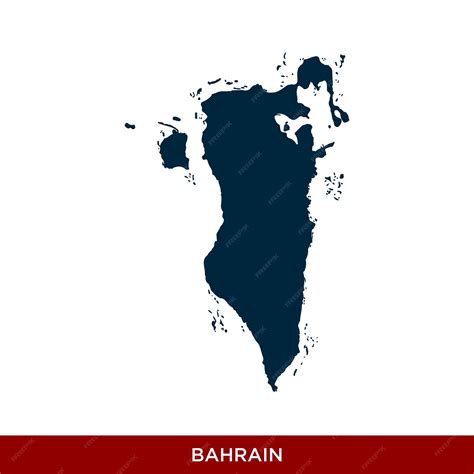 Premium Vector Bahrain Country Map Icon Vector Design Template