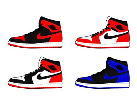 Jordan Shoe Vector Images Cartoon Air Jordan Carmine Legend Air