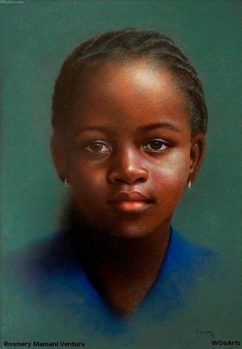 Rosmery Mamani Ventura Paintings Wooarts Portrait Girl Portrait