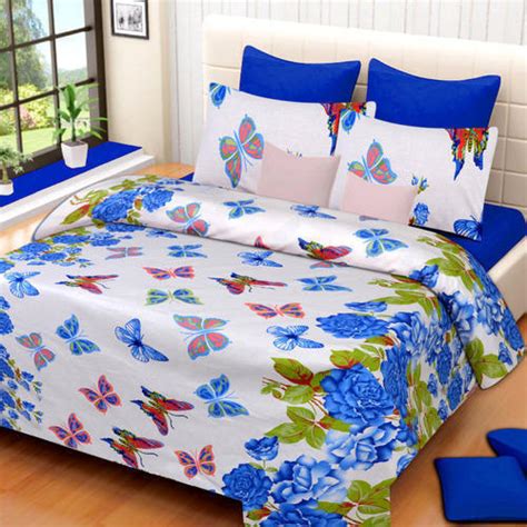 printed bed sheet  home hotel feature anti shrink anti wrinkle