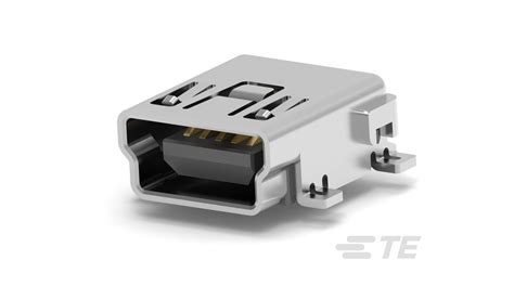 Te Connectivity Usb Connector Mini Usb Type B R A