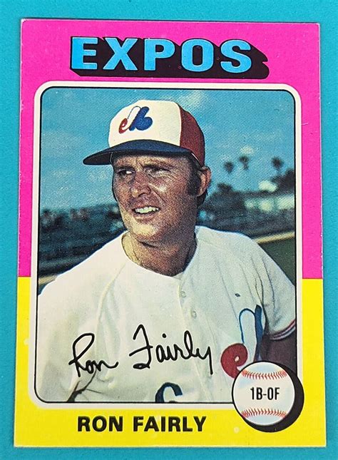 1975 Topps 270 Ron Fairly Montreal Expos Baseball Card K5 EBay