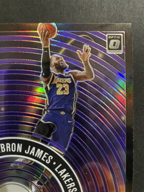 LEBRON JAMES 2020 21 Panini Donruss Optic T Minus 3 2 1 PURPLE