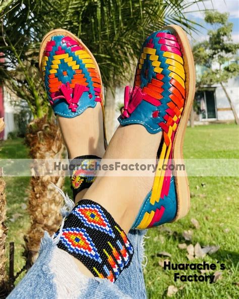 Zj Huarache Mexicano Artesanal Mayoreo Fabrica Para Mujer De Piso