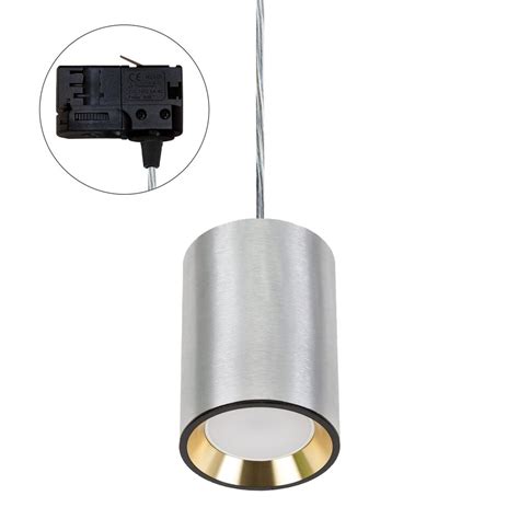 LED Schienenstrahler Silber Gold Mit GU10 Fassung Universal