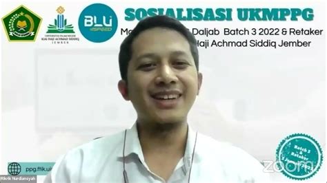 Sosialisasi Ukmppg Bagi Mahasiswa Ppg Daljab Batch 3 Youtube