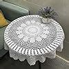 Amazon Hetao 100 Cotton Handmade Crochet Round Tablecloth Doilies