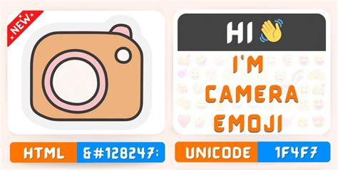 Camera Emoji Copy Paste Meaning Unicode