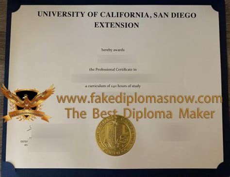 How much to to purchase a UCSD Extension certificate?