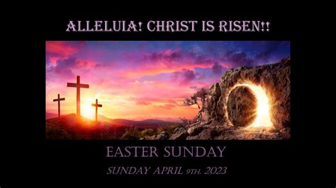 Easter Sunday ~ April 9th 2023 Youtube