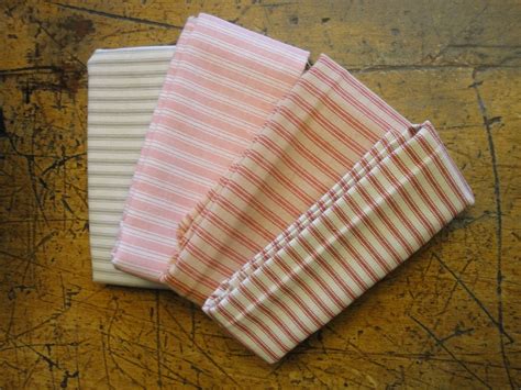 Ticking Fabric | Stripe Fabric | Ticking Fabric Scrap Bundle | Ticking ...