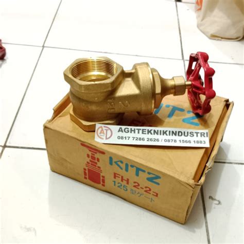 Jual Stop Kran Gate Valve KITZ Brass 2 Inch Original 100 Kota