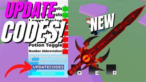 New Update Sword Codes T Upd Rpg Simulator Roblox Youtube