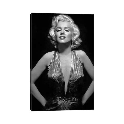 Icanvas The Iconic Marilyn Monroe By Radio Days Canvas Print Bed