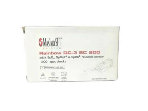 New Masimo Rainbow Dc Sphb Spmet Spo Adult Reusable Finger Sensor