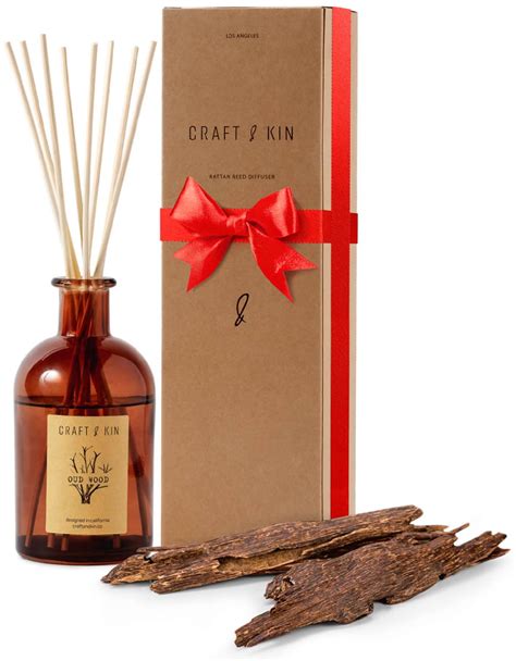 Buy Oud Wood Reed Diffuser Includes All Natural Essential Oil